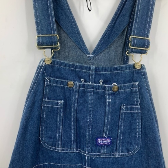 Big Smith dark wash Carpenter overalls - Picture 5 of 12